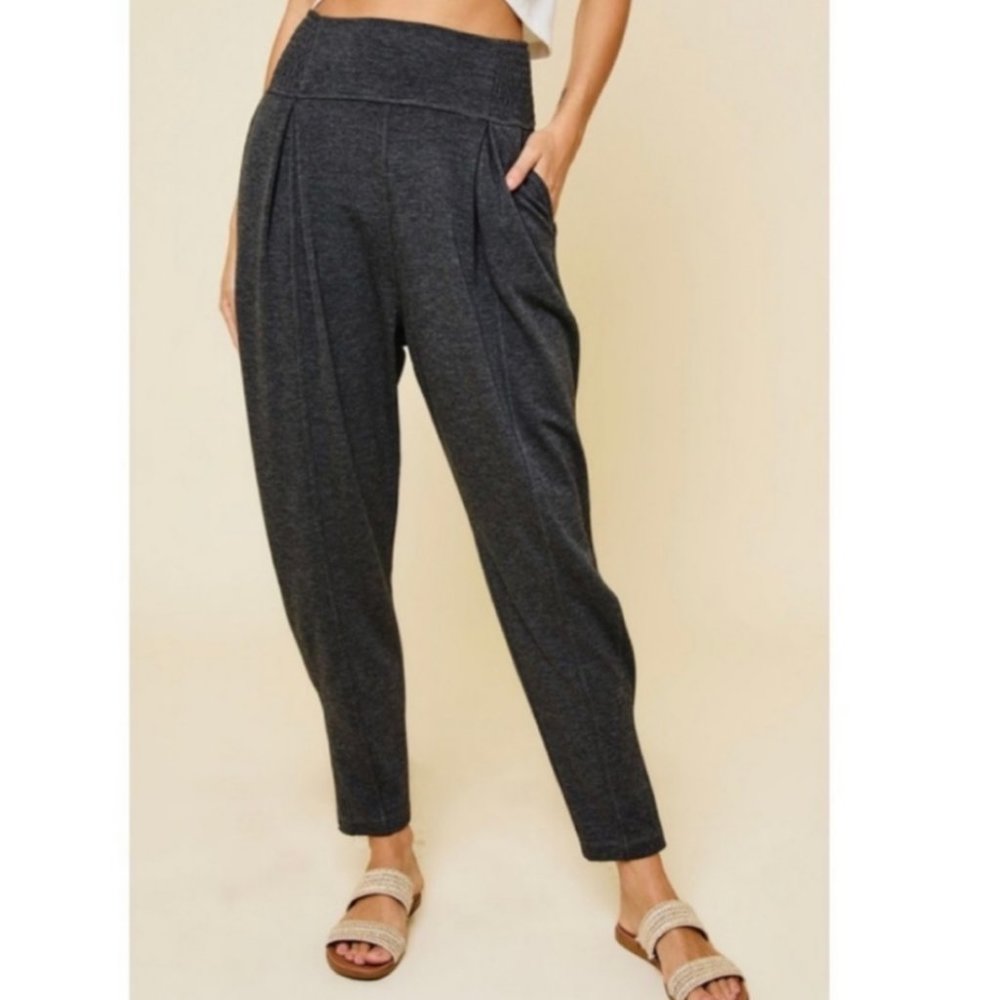 Charcoal smoked joggers